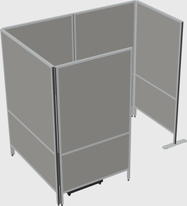 Small private panel system