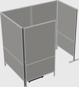 Small private panel system