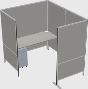 Flexible panel system with privacy