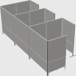 Flexible panel system with privacy