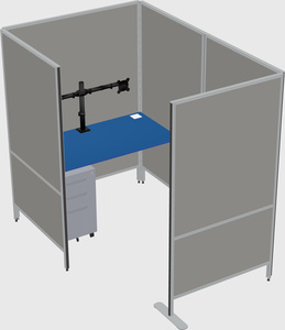 Small private panel system