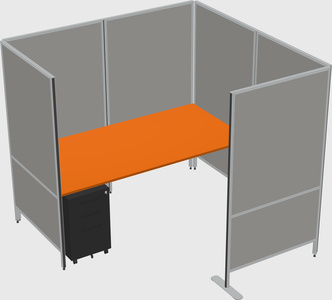 Flexible panel system with privacy