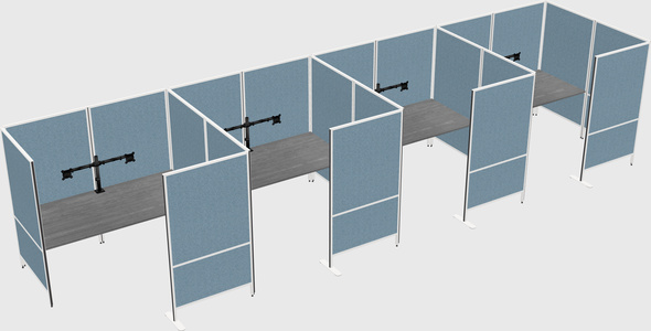 Flexible panel system with privacy