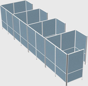 Flexible panel system with privacy