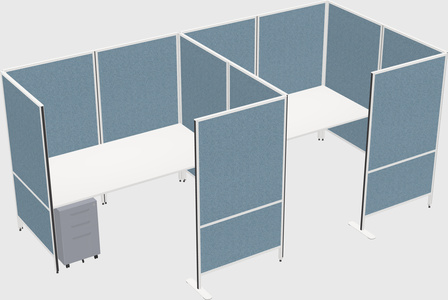 Flexible panel system with privacy