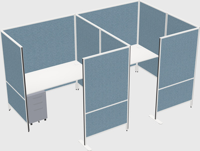Flexible panel system with privacy