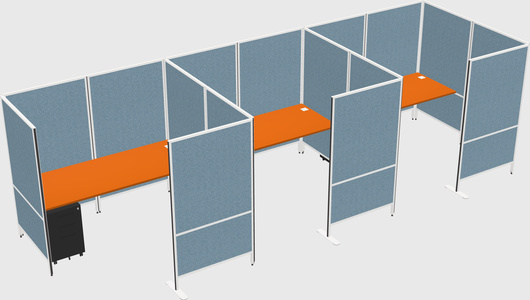 Flexible panel system with privacy