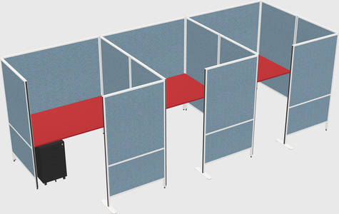 Flexible panel system with privacy