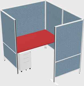 Flexible panel system with privacy