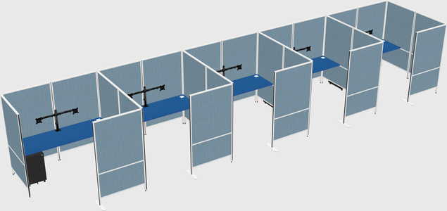Flexible panel system with privacy