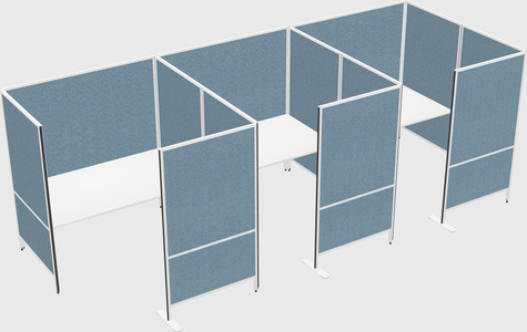 Flexible panel system with privacy