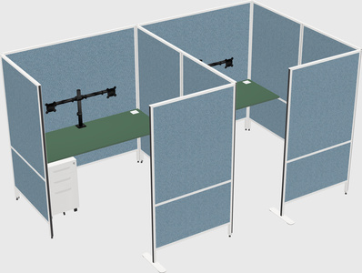 Flexible panel system with privacy