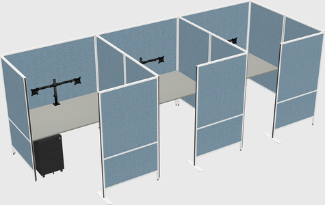 Flexible panel system with privacy