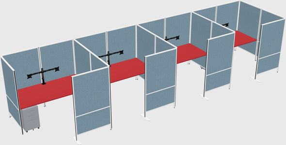Flexible panel system with privacy