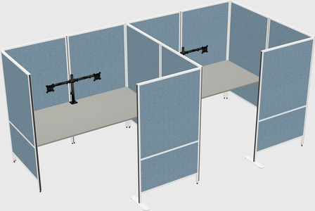 Flexible panel system with privacy