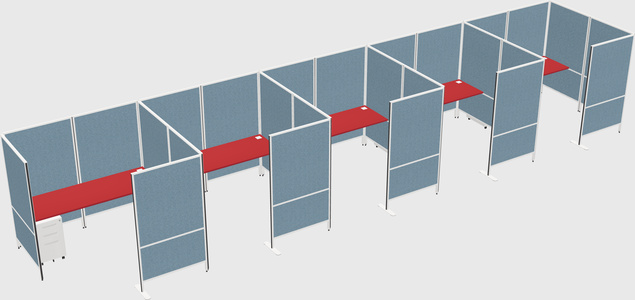 Flexible panel system with privacy