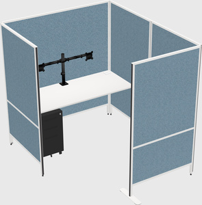 Flexible panel system with privacy