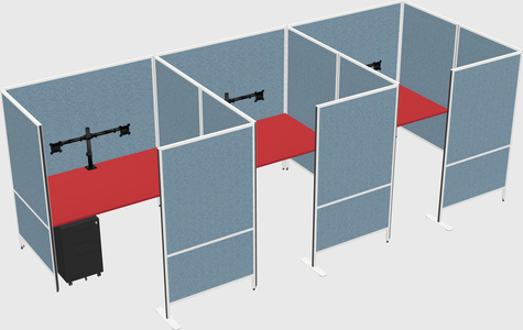 Flexible panel system with privacy