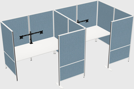 Flexible panel system with privacy