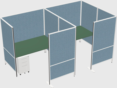 Flexible panel system with privacy