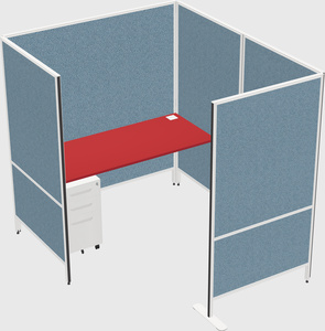 Flexible panel system with privacy