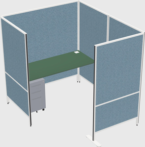 Flexible panel system with privacy