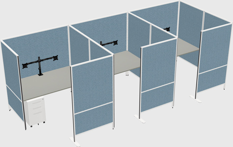 Flexible panel system with privacy