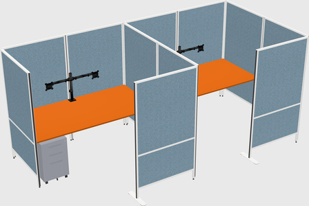 Flexible panel system with privacy
