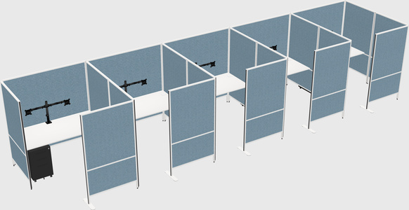 Flexible panel system with privacy