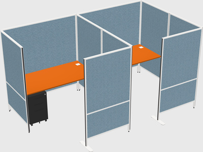 Flexible panel system with privacy