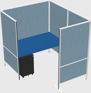 Flexible panel system with privacy