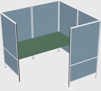 Flexible panel system with privacy