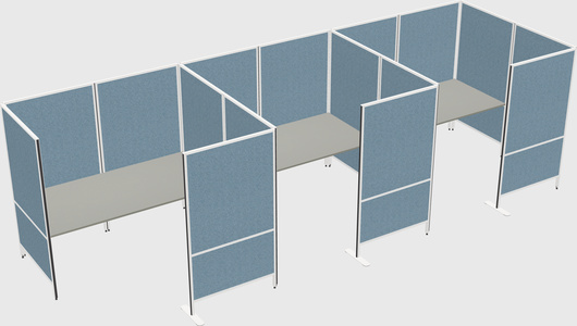 Flexible panel system with privacy