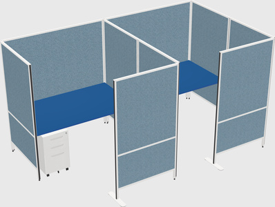 Flexible panel system with privacy