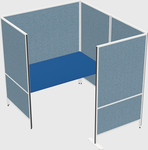 Flexible panel system with privacy