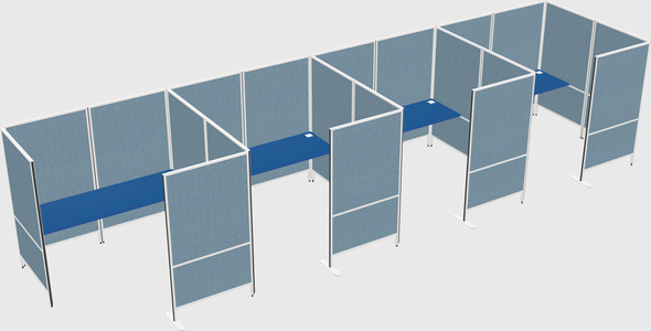 Flexible panel system with privacy