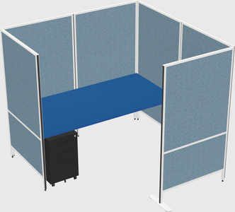 Flexible panel system with privacy