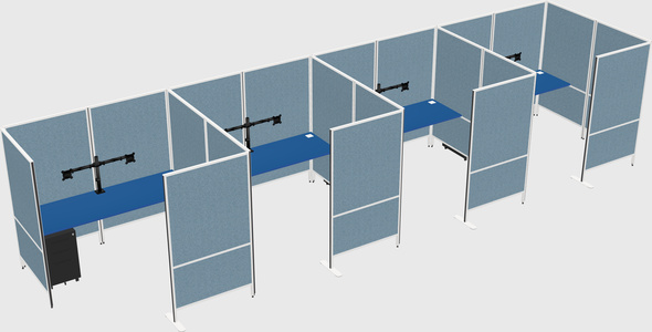 Flexible panel system with privacy