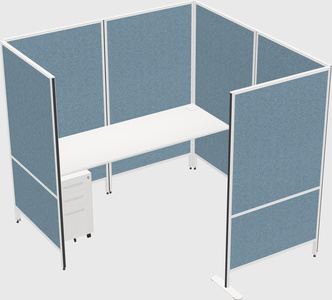 Flexible panel system with privacy