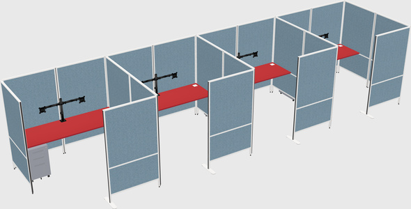 Flexible panel system with privacy