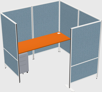 Flexible panel system with privacy