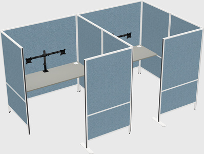 Flexible panel system with privacy