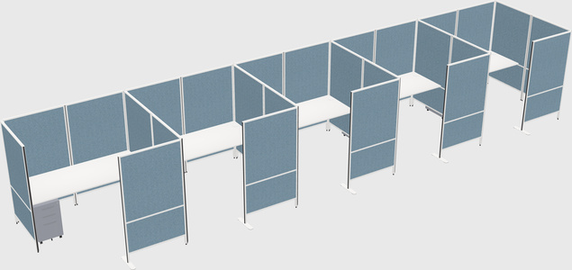 Flexible panel system with privacy