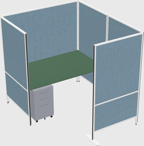 Flexible panel system with privacy