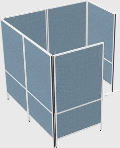 Flexible panel system with privacy