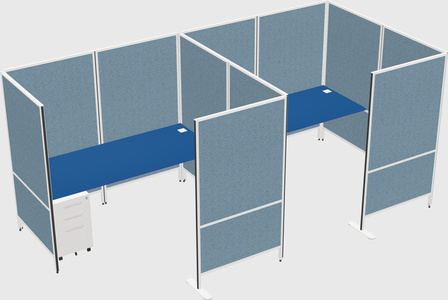 Flexible panel system with privacy