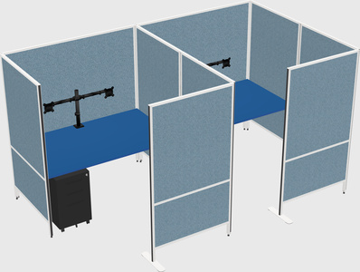 Flexible panel system with privacy
