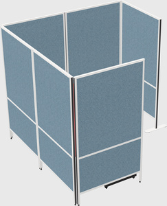 Flexible panel system with privacy