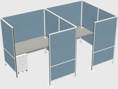 Flexible panel system with privacy