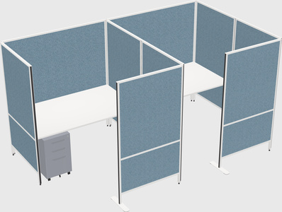 Flexible panel system with privacy